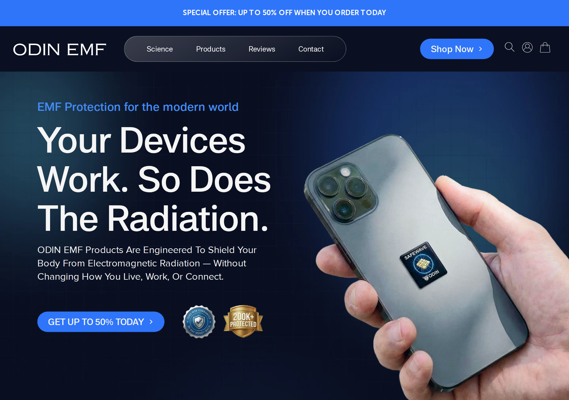 ODIN EMF storefront